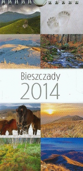 Kalendarz 2014 Bieszczady małe/bez pleców - <br />