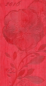 Kalendarz 2016 kieszonkowy czerwony kwiat
