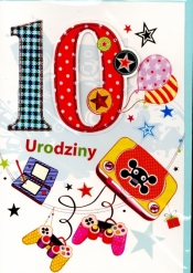 Karnet 10 urodziny HM-200-773