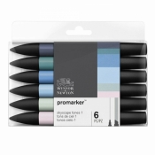Zestaw pisaków Promarker Winsor&Newton Skyscape 6szt