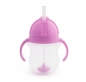 Kubek Munchkin niekapek ze słomką 207ml fioletowy