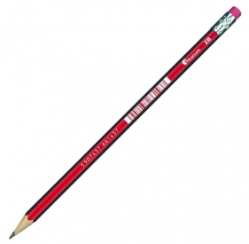 Ołówek techniczny Titanum 2B z gumką (83724)