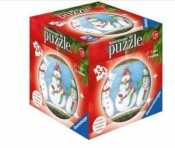 Puzzle 3D Święta - Bałwany