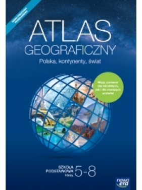Geografia kl.5-8 SP Atlas geograficzny - praca zbiorowa