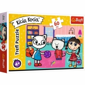 Puzzle 60: Kicia Kocia z przyjaciółmi (17343) (Zgnieciony kartonik)