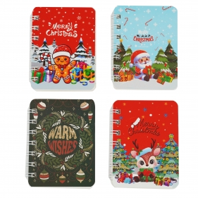 Świąteczny kołonotatnik A7, 80 kartek, 1 szt.