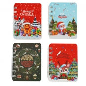 Świąteczny kołonotatnik A7, 80 kartek, 1 szt.