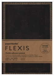 Notatnik Black Moroccan Flexis Midi linia