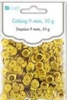 CEKINY OKRAGLE 9MM 10G ZŁOTE SŁONECZNE BPZ-DP CRAFT DPCE-026