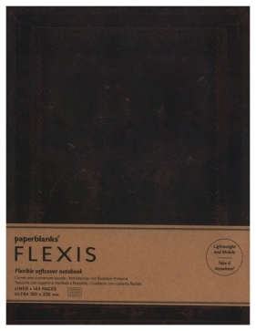 Notatnik Black Moroccan Bold Flexis Ultra linia