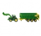 Siku Farmer - Traktor John Deere z przyczepą i ładowarką (S1843)