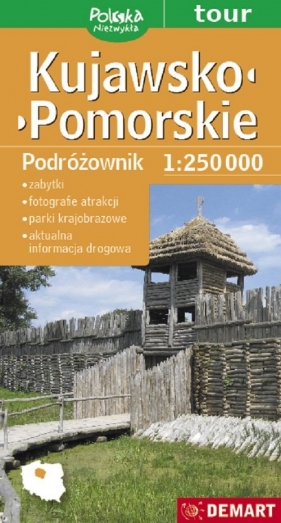 Kujawsko-Pomorskie Podróżownik mapa samochodowa 1:250 000