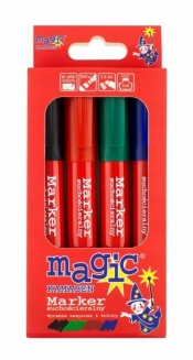 Marker suchościeralny Magic 4 kolory KAMABEN