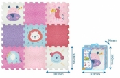 Puzzle piankowe 9 elementów - Zwierzątka (072043)