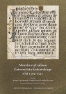Metryka czyli album Uniwersytetu Krakowskiego z lat 1509-1551 Biblioteka