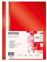 Skoroszyty PP A4 Office Products - czerwony op.25szt