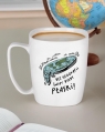 Kubek Bez geografii świat byłby płaski