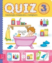 Quiz 3-latka Edukacyjna książeczka z naklejkami - Opracowanie zbiorowe