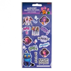 Zestaw puszystych naklejek K-POP Demon Hunters KD711438