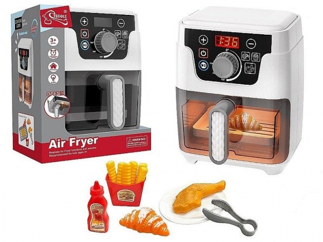 Air fryer ze światłem i dźwiękiem