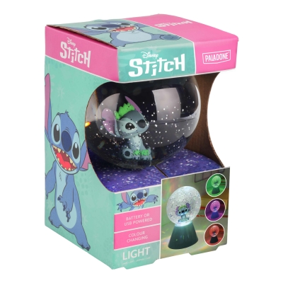 Kula śnieżna wielokolorowa led Disney Stitch