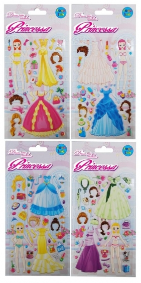 Naklejki Princessa Dress me - toys inn