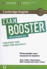  Cambridge English Exam Booster for First and First for Schools with Answer Key
