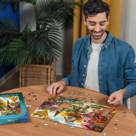 Ravensburger, Puzzle 500: Baśniowy domek (12001843)