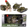 Zestaw wojskowy z czołgiem i helikopterem 5el
