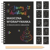 Magiczne obrazki do wydrapywania Merry Christmas