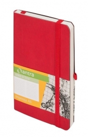 Notes Impresja A6 Linia Czerwony