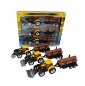 Traktor z przyczepą 33cm