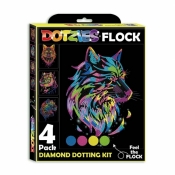 Diamond Dotz - Adults Flocked Wild Neon