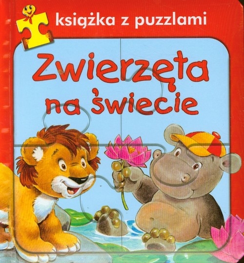 Zwierzęta na świecie Książka z puzzlami