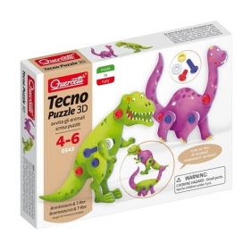 Tecno puzzle 3D Brontosaurus T-Rex (0543)