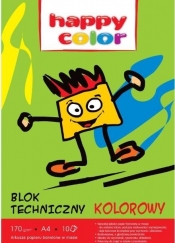 Blok techniczny A4/10 - kolorowy (HA 3550 2030-09)
