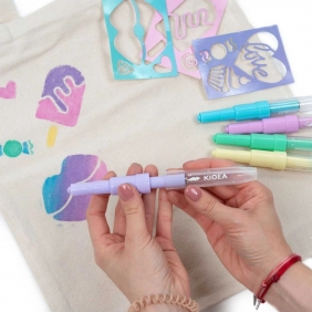 Markery do tkanin w sprayu Sweet Love 5szt KIDEA
