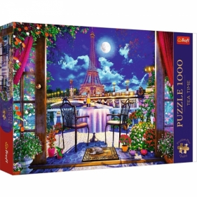 Puzzle 1000 elementów Premium Plus Paryż w blasku księżyca (10843)