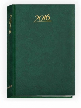 Kalendarz A5 standard 2016 zielony