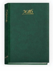 Kalendarz A5 standard 2016 zielony