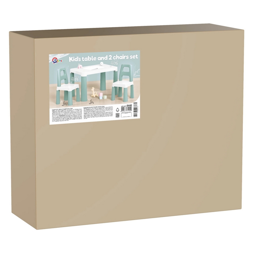 Stół dziecięcy z dwoma krzesełkami TechnoK 0440