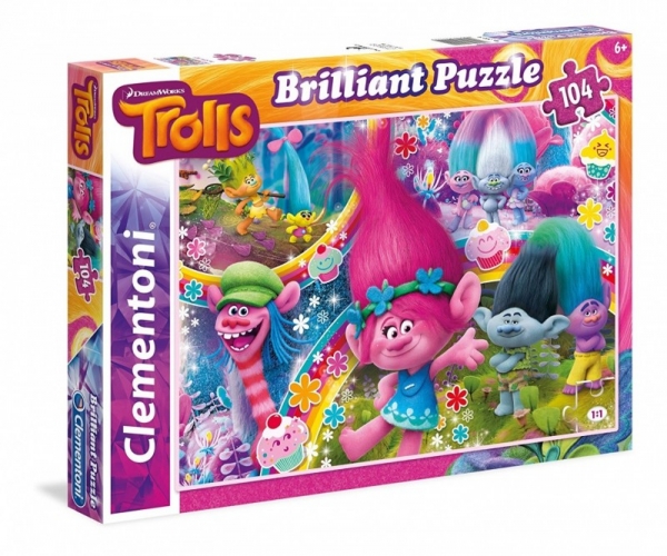 Puzzle Brilliant 104 Trolls (20144)