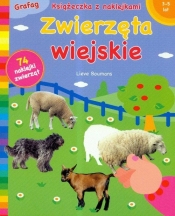 Zwierzęta wiejskie Książeczka z naklejkami - <br />