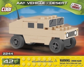 Armia 42 elementów NATO AAT Vehicle Desert Nano (2244)
