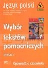 Język polski kl 1 Wybór tekstów LO