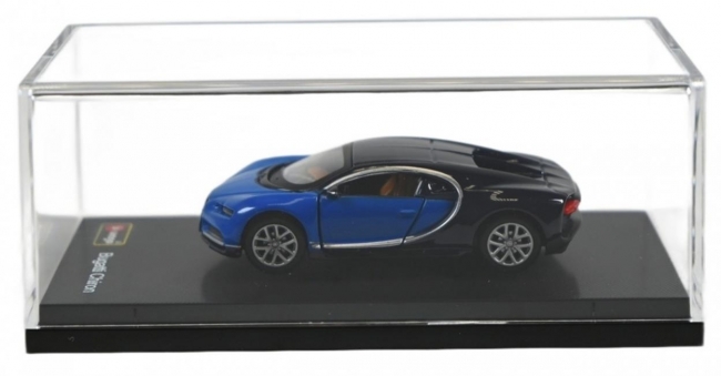 <img src='https://webimage.pl/pics/440/4/d4893993024032.jpg' style='height:440px' /> Bugatti Chiron 1:64 metal. blue