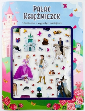 Książeczka z wypukłymi naklejkami. Pałac... - Opracowanie zbiorowe