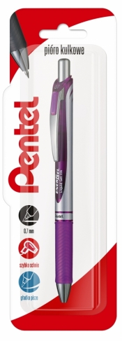 Pióro kulkowe 0,7 mm EnerGel BL77 fioletowy 1 szt.