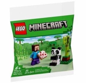 LEGO(R) MINECRAFT 30672 Steve i mala panda