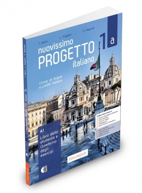 Nuovissimo Progetto Italiano 1A. Podręcznik + ćwiczenia + interaktywne ćwiczenia + materiały wideo + audio - Tomasz Marin, Lorenza Ruggieri, Sandro Magnelli